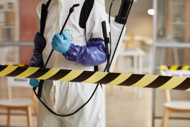 Professional Sewage Cleanup technician working in Fremont, IN